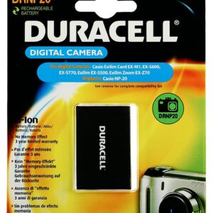 Duracell Digitalkamera Ersatzakku für Casio NP-20