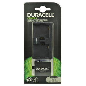 Duracell GoPro Hero 3 & 4 Dual Slot Ladegerät + Batterie