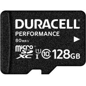 Duracell Performance 128 GB Micro SD-Karte (SDXC) UHS-I U1 - 80 MB/s