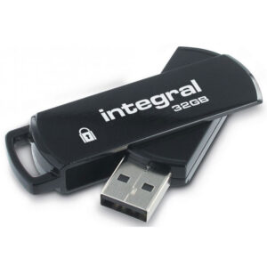 Integral 32GB Secure 360 256-Bit Encrypted USB 2.0 Flash Drive