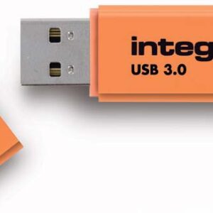 Integral 64GB Neon 3.0 USB Stick - Orange