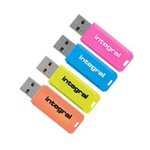 Integral 16GB Neon USB Sticks - 4er Pack
