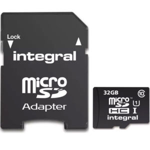 Integral 32GB UltimaPro Micro SDHC Karte 40MB/s Inklusive Adapter - Class 10