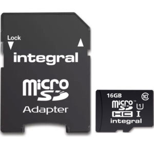 Integral 16GB UltimaPro Micro SDHC Card 40MB/s Inklusive Adapter - Class 10