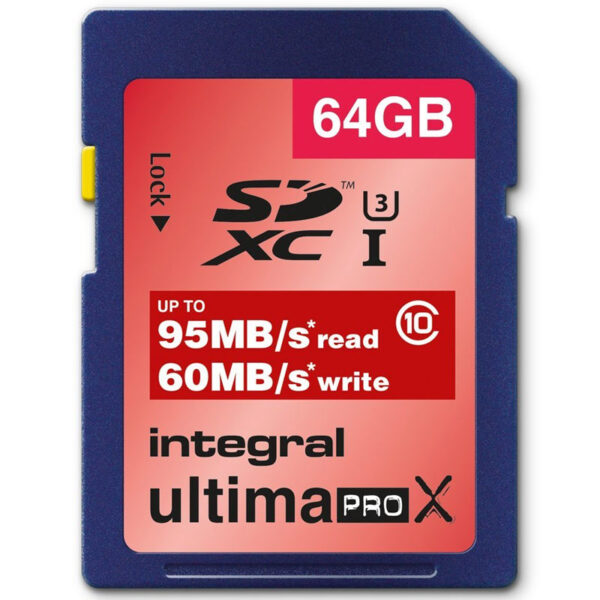 Integral 64GB UltimaPRO X SD Karte (SDXC) UHS-I U3 - 95MB/s