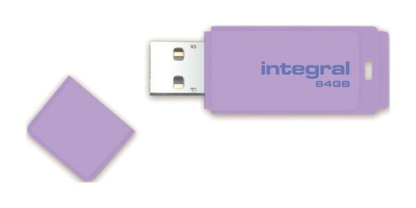 Integral 64GB Pastel 2.0 USB Stick - Lavender Haze