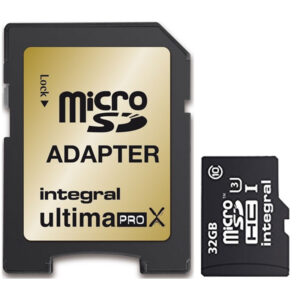 Integral 32GB UltimaPro X Micro SDHC Class 10 UHS-I U3 - 90MB/s