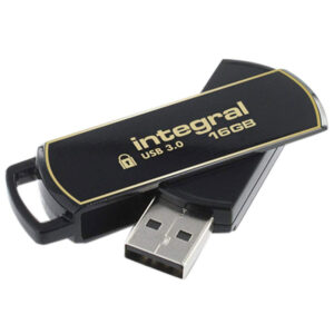 Integriertes 16GB Secure 360 verschlüsseltes USB 3.0 Flash Drive