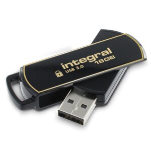 Integral 16GB Secure 360 Encrypted USB 3.0 Flash Drive