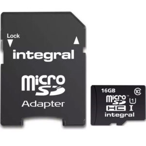 Integral 16GB UltimaPRO Micro SD Card (SDHC) + Adapter - 90MB/s
