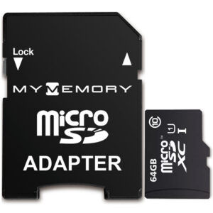 MyMemory 64GB Micro SDXC Karte UHS-I U1 Class 10 mit Adapter - 90MB/s