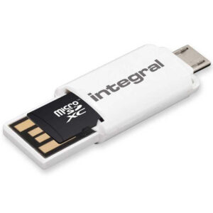 Integral 64GB UHS-I U1 Micro SDXC Karte für Tablets und Smartphones mit OTG Leser