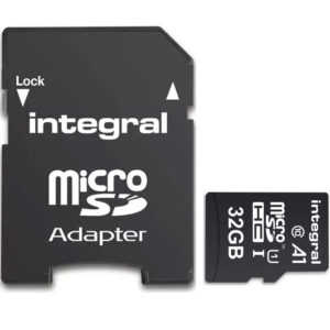 Integral 32GB A1 App Performance Micro SD Karte (SDHC) - 45MB/s