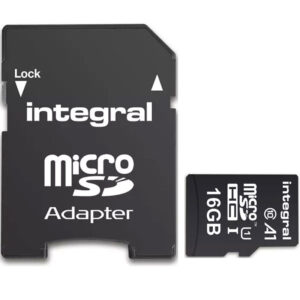 Integral 16GB A1 App Performance Micro SD Karte (SDHC) - 45MB/s