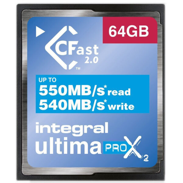 Integral 64GB UltimaPRO-X2 CFast 2.0 Karte - 550MB/s