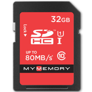 MyMemory 32GB SD Speicherkarte (SDHC)- UHS-I U1- 80MB/s