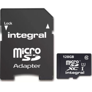 Integral 128GB Ultima PRO Micro SD Karte (SDXC) UHS-I U1 + Adapter - 90MB/s