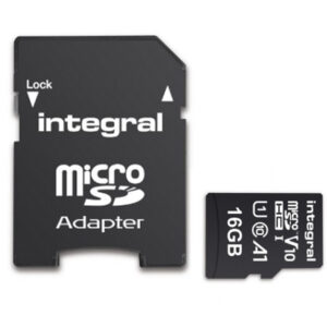 Integral 16GB V10 High Speed Micro SD Karte (SDHC) UHS-I U1 + Adapter