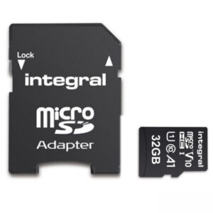 Integral 32GB V10 High Speed Micro SD Karte (SDHC) UHS-I U1 + Adapter