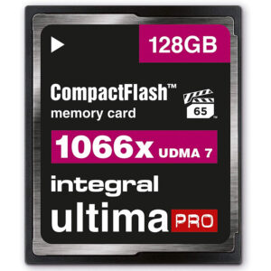 Integral 128GB 1066X Ultima PRO Compact Flash Card VPG-65 UDMA-7 - 160MB/s