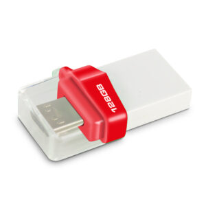 MyMemory 128GB Micro USB/USB 3.0 OTG Flash Laufwerk - Weiß/Rot
