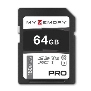 MyMemory 64GB V30 PRO SD-Karte (SDXC) UHS-I U3 - 180MB/s