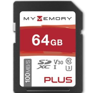 MyMemory PLUS 64GB V30 High Speed SD Karte (SDXC) UHS-1 U3 - 100MB/s