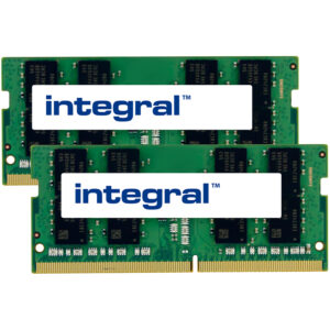 Integral 32GB (2x16GB) 2400MHz DDR4 SODIMM Laptop Memory Module Kit