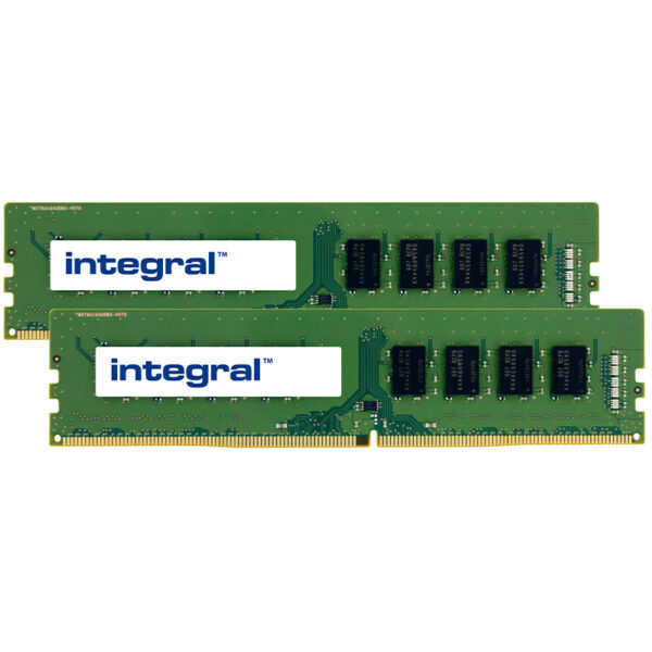 Integral 32GB (2x 16GB) 2400MHz DDR4 DIMM PC Memory Module Kit