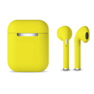 Kabellose In-Ear Stereo Bluetooth 5.0-Ohrhörer mit tragbarer Ladetasche - Gelb