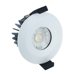 Integral 70-75mm cut-out LED Fire Rated Downlight 6W (40W) 4000K (Cool White) IP65 Non-Dimmable Lamp - White