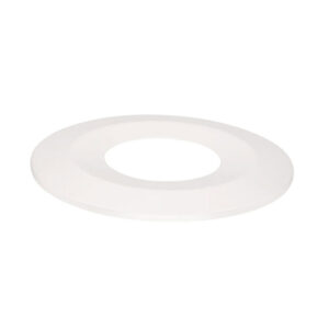 Integral Low Profile Downlight Fire Rated Static Bezel - White