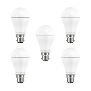 Integral GLS LED Classic Globe B22 13.5W (100W) 2700K Non-Dimmable Frosted Lamp - 5 Pack