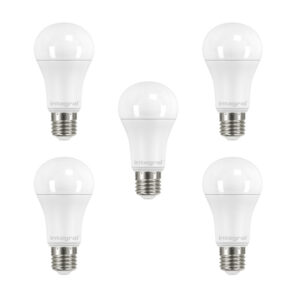 Integral GLS LED Classic Globe E27 13.5W (100W) 5000K Non-Dimmable Frosted Lamp - 5 Pack