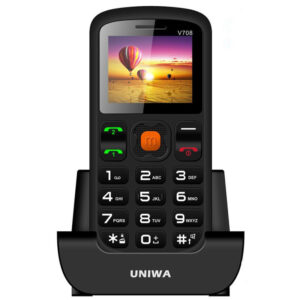 Uniwa Dual SIM Big Button Mobile Phone (V708)