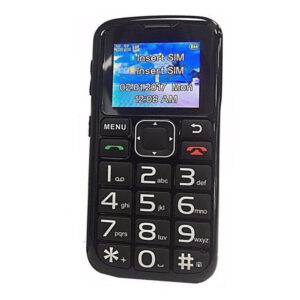 Value Range M271 Dual SIM Big Button Mobile Phone with Camera and Bluetooth - Black
