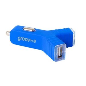 Groov-e Dual USB Autoladegerät - Blau