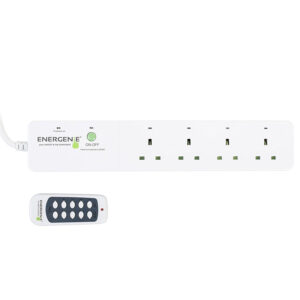 Energenie Trailing Gang with Four Radio Controlled Surge Protected Sockets