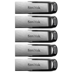 SanDisk 16GB Ultra Flair USB 3.0 USB Stick 150MB/s - 5er Pack