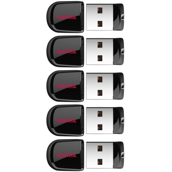 SanDisk 16GB Cruzer Fit USB Stick - 5er Pack