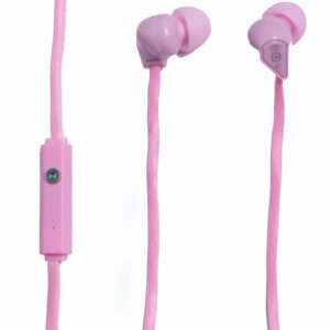 Bitmore Classic: In-Ohr-Kopfhörer mit Inline Mikrofon - Pink