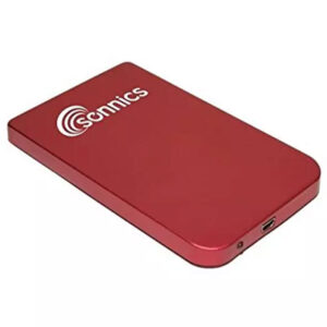 Sonnics 160GB 2.5" USB 3.0 Portable External Hard Drive - Red