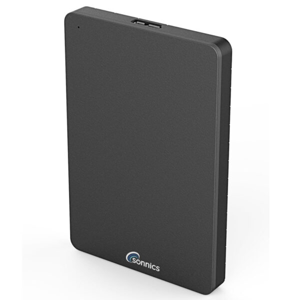 Sonnics 320GB External Portable External Hard Drive USB 3.0 - Dark Grey
