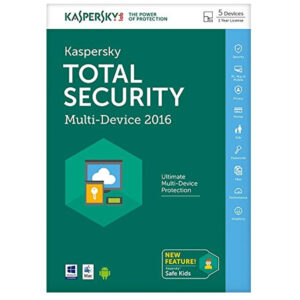 Kaspersky Total Security 2016 5 Geräte - Für PC/Mac 1 Jahr