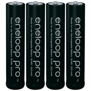 Panasonic Eneloop Pro 900mAh AAA Wiederaufladbare Batterien - 4er Pack