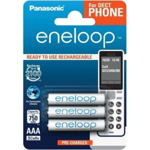 Panasonic Eneloop for DECT 750mAh AAA - 3 Pack