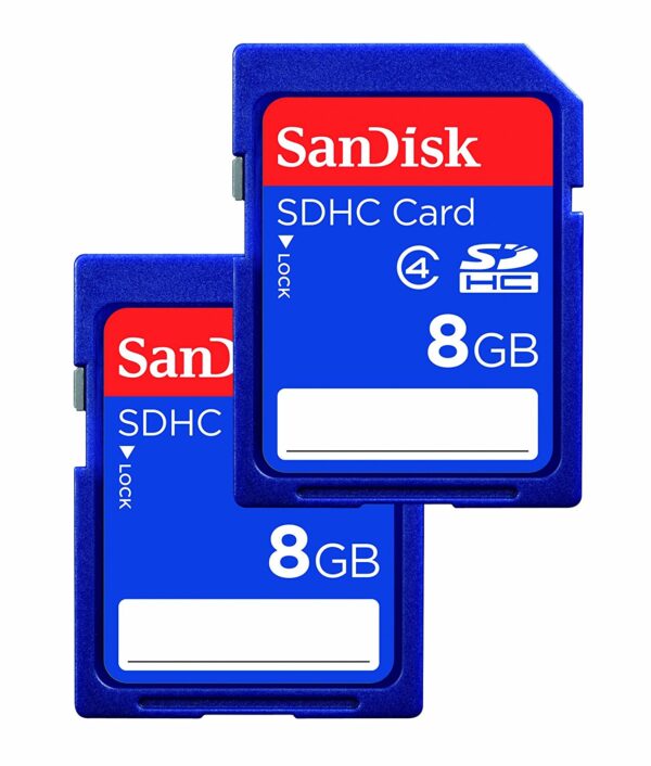 SanDisk 8GB SD Card (SDHC) - 45MB/s - 2 Pack