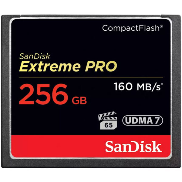 SanDisk 256GB Extreme Pro Compact Flash Karte - 160MB/s