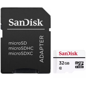 SanDisk 32GB High-Endurance Micro SD-Karte (SDHC) + Adapter - 20MB/s