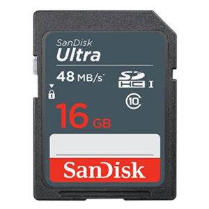 SanDisk 16GB Ultra SD (SDHC) Karte Class10 UHS-I - 48MB/s